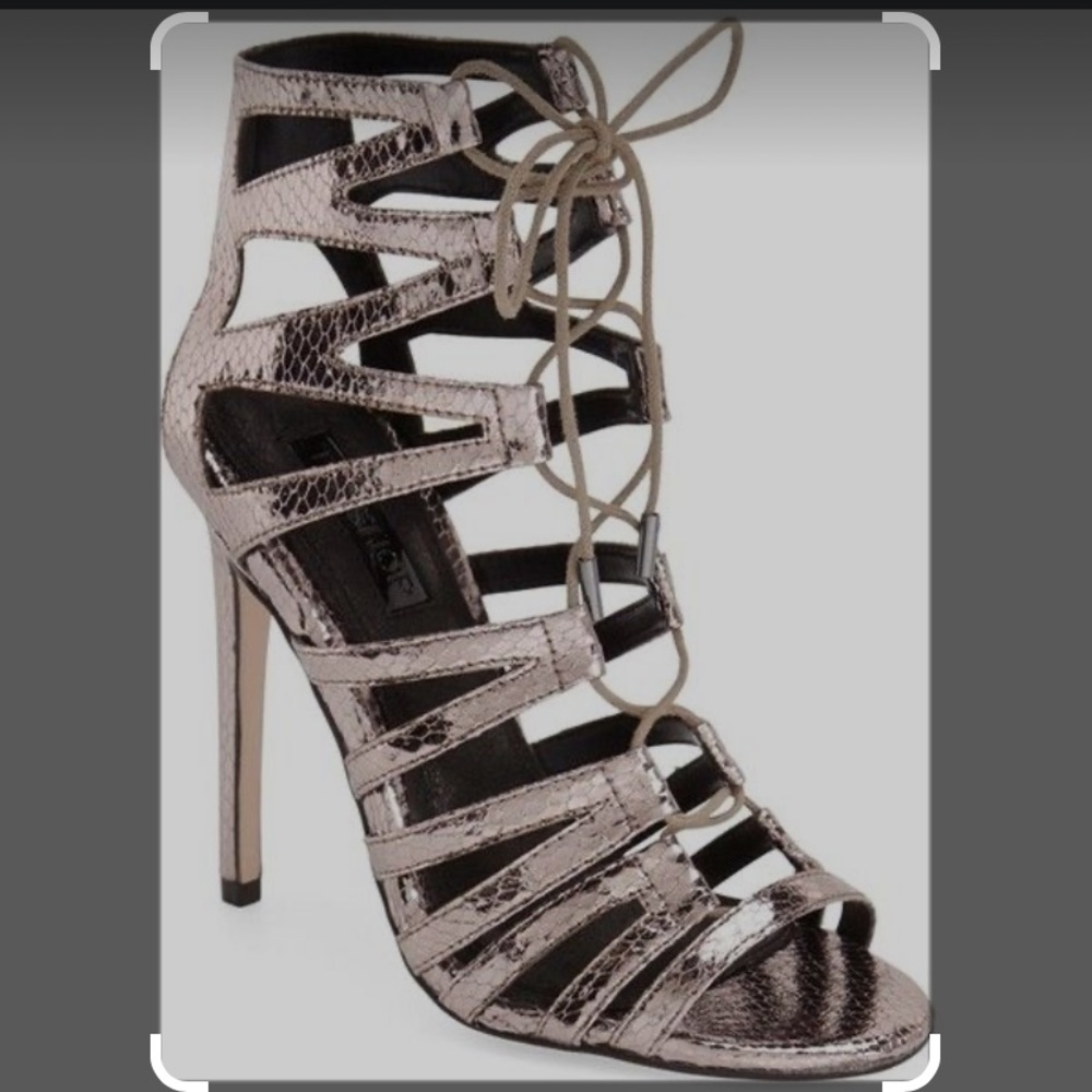 TopShop lace up heel